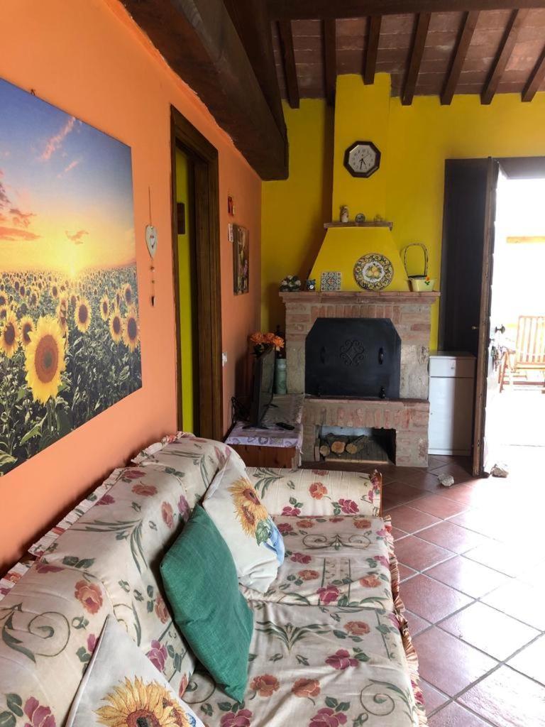 Casa Country House Girasole Vakantie Huis-Wakacje Huis Asciano Eksteriør billede