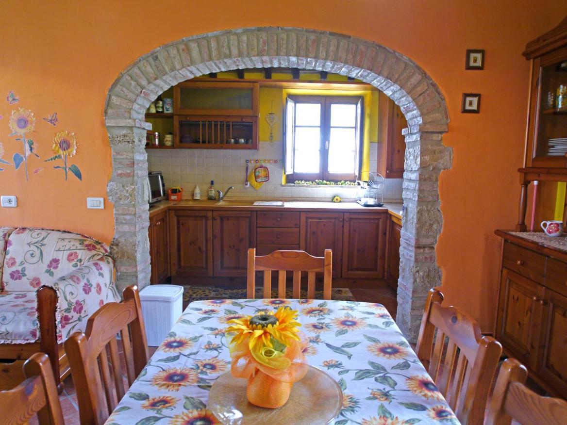 Casa Country House Girasole Vakantie Huis-Wakacje Huis Asciano Eksteriør billede